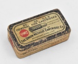 Early Union Metallic Cartridges two piece box containing 50 rds factory .38 S&W 146 gr. ammunition.