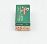 Vintage ammunition Remington .32-20 win. 100 gr SP 50 rd box. UPS Ship
