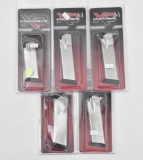 (5) XD Gear magazines to include three XDM5011, 16 rd .40 S&W; one XD4545 13 rd .45 ACP;