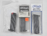 (3) Walther magazines to include one one P38 9mm pn WALWAF34501,