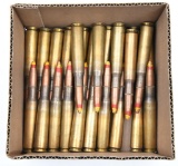 .50 BMG ammunition - (25) loose rounds M48 Spotter/Tracer (red & yellow). UPS Ship