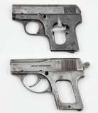 Lot of (2) incomplete vest pocket pistols