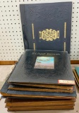 (10) Scrapbooks - containing clippings of mostly World War I, (1) scrapbook is empty. See photos