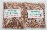 (2) bags marked .308 M80 BALL, 147 gr. FMJ, New Production Quantity 500.