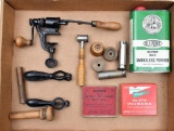 Antique Shotgun shell loading tools, Vintage Peters No. 4 Battery Cup Primers approximately 50,