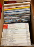 (4) Boxes of Magazines including Men at Arms, (2) boxes of Civil War Times; American Rifleman,