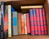 (4) Boxes of Books including Fighters the World's Greatest Aces and Their Planes;