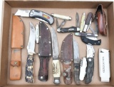 Lot of (13) knives to include 