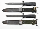 (2) Bayonets U.S. M5A1 Imperial & Milpar, both with scabbards. Selling two times the money.