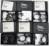 (6) Talley 30mm screw lock Med. Fixed Rings, IOB. Selling six times the money. pn.300004