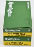 .300 win mag ammunition - (2) boxes Remington 150 & 180 gr. Core-Lokt SP 20 rd boxes,
