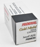 1,000 Federal Gold Medal Match GM205M small rifle primers. UPS Ship