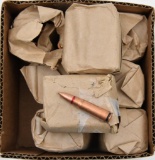 7.62 x 39mm ammunition - (8) packages Military Surplus 954/75 Headstamp 20 rds per package.