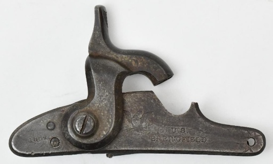 U. S. Springfield Model 1863 lock dated