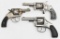 *Lot of 3 antique revolvers to include