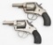 *Pair of American Bull Dog .38 cal. antique revolvers.