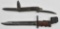 British Army knife and No. 7 MK1 bayonet, Land Service....