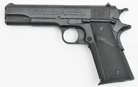 Colt Model of 1911 U.S. Army semi-auto pistol.