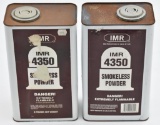 (2) IMR 4350 Smokeless Powder 8 lb. containers.