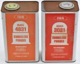 (2) IMR 4831 Smokeless Powder 8 lb. containers.