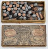 No. 30 (30/100 caliber) Rim Fire ammunition, (1) two piece box US Cartridge Co.