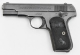 Colt Model 1903 Pocket Hammerless semi-auto pistol.
