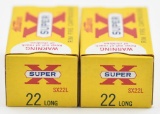 .22 Long ammunition, (2) boxes Western Super-X SX22L, 50 round boxes.