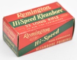.22 LR ammunition, (1) box Remington Hi-Speed Kleanbore 50 round box....