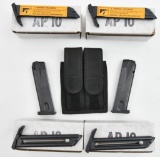 (6) Pistol magazines, four are in boxes marked 