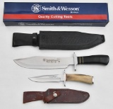 Smith & Wesson boxed Texas Hold'em Model THBB Bowie knife....