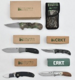 (5) Boxed CRKT knives M4-03, M4-025, 1081, 7450 and 6904RHDH.