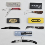 Boker Gerber Stanley Colt Steel knife lot, Klaas.