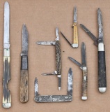 Early folding knives - Robeson, Wostenholm, Challenger, As Is condition....