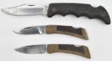 Gerber Kershaw folding knives.