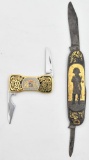 Swedish folding knives with Napoleon.