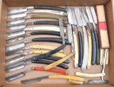 Lot of straight razors, As Is condition.