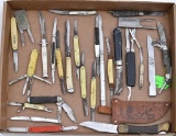 (27) folding knives, As Is condition.