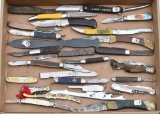 (29) Folding & fixed blade knives, As Is condition.