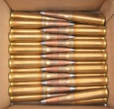 .50 BMG ammunition (28) rounds loose Headstamp appears to be AD 99 having silver painted tips.