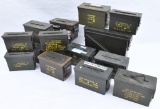 (15) Assorted size and style ammo cans.