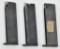 (3) Llama steel body pistol magazines.