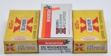 .225 Winchester ammunition (3) boxes,