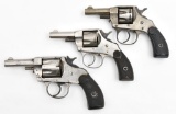 (3) Hopkins & Allen Arms Co. revolvers