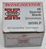 .38 Special Blank ammunition (1) box