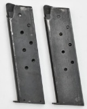 (2) Radom pistol magazines, one on