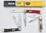 Buck Knives 384 and 382 S folding knives