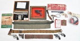 Lot to include Polish Army Revolver display,