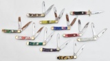 (11) Buck Creek folding knives.