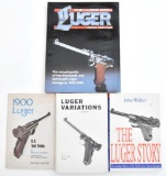 (4) Books - The Luger Story, the Standard History