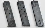 Lot of (3) Smith & Wesson pistol magazines.